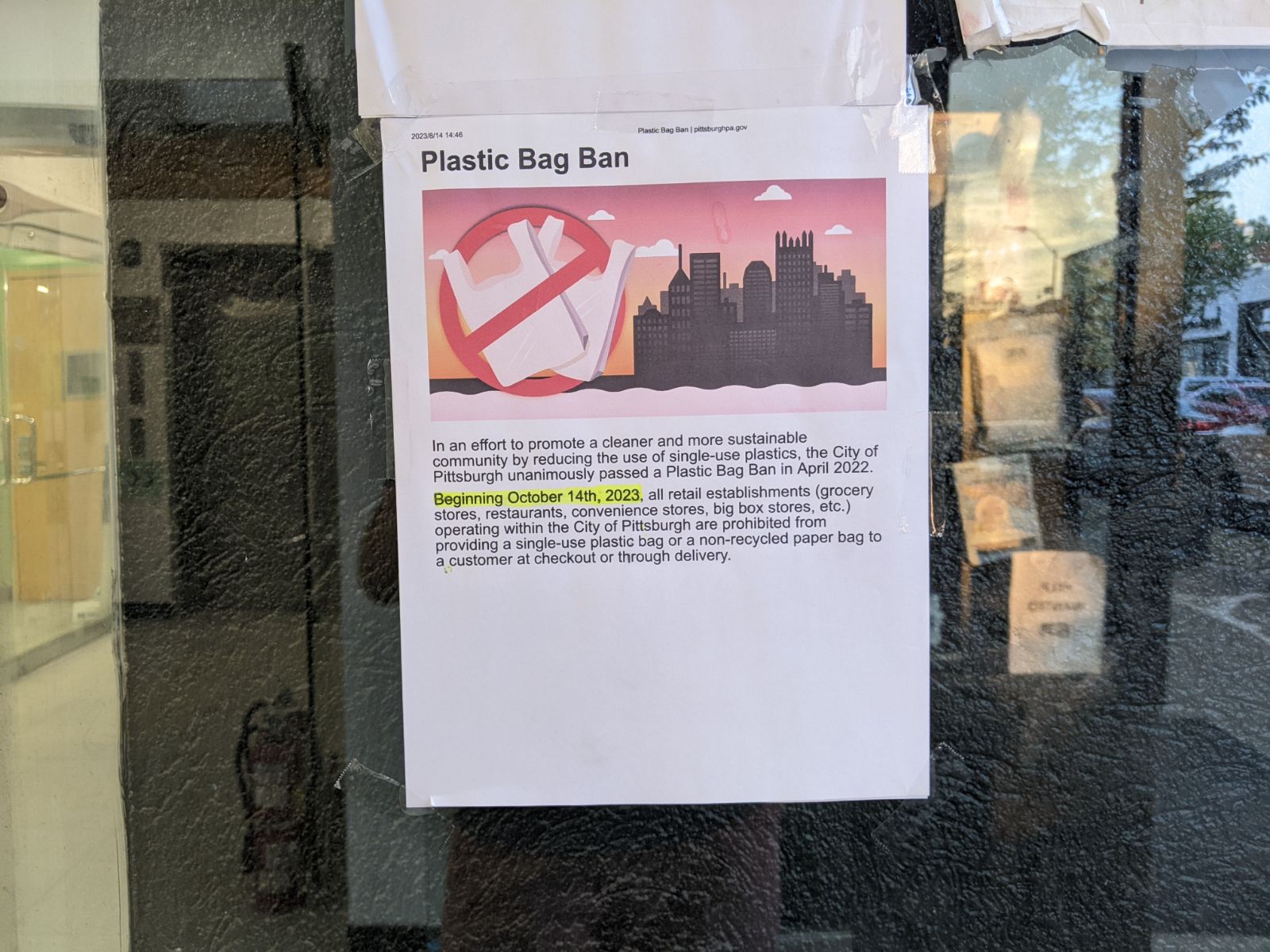 Pittsburgh Bag Ban