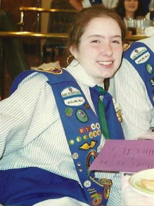 Girl Scout Senior uniform circa 1996